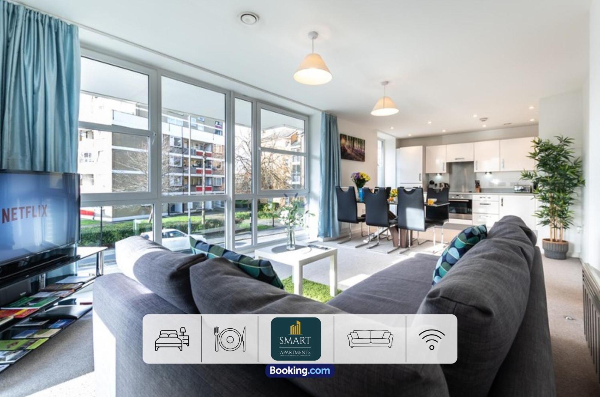 Spacious City Center Apartment By Smart Apartments Short Lets & Serviced Accommodation Apartment Southampton With Free Wifi Exterior photo